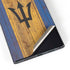 Barbados Flag Dark Wood Galaxy S25 Ultra Skin
